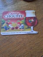 La Chouffe bier viltje Cherry, Verzamelen, Biermerken, Ophalen of Verzenden, Zo goed als nieuw, Viltje(s), Overige merken
