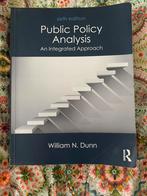 9781138743847 Dunn Public Policy Analysis, Ophalen of Verzenden, Gelezen, WO, William N. Dunn