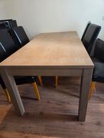 Houten Eettafel, Huis en Inrichting, Tafels | Eettafels, Ophalen, 50 tot 100 cm, Vijf personen of meer, 150 tot 200 cm