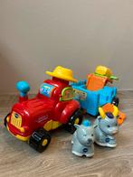 VTech Zoef Zoef Tractor en dierenkar, Ophalen, Zo goed als nieuw, 6 maanden tot 2 jaar
