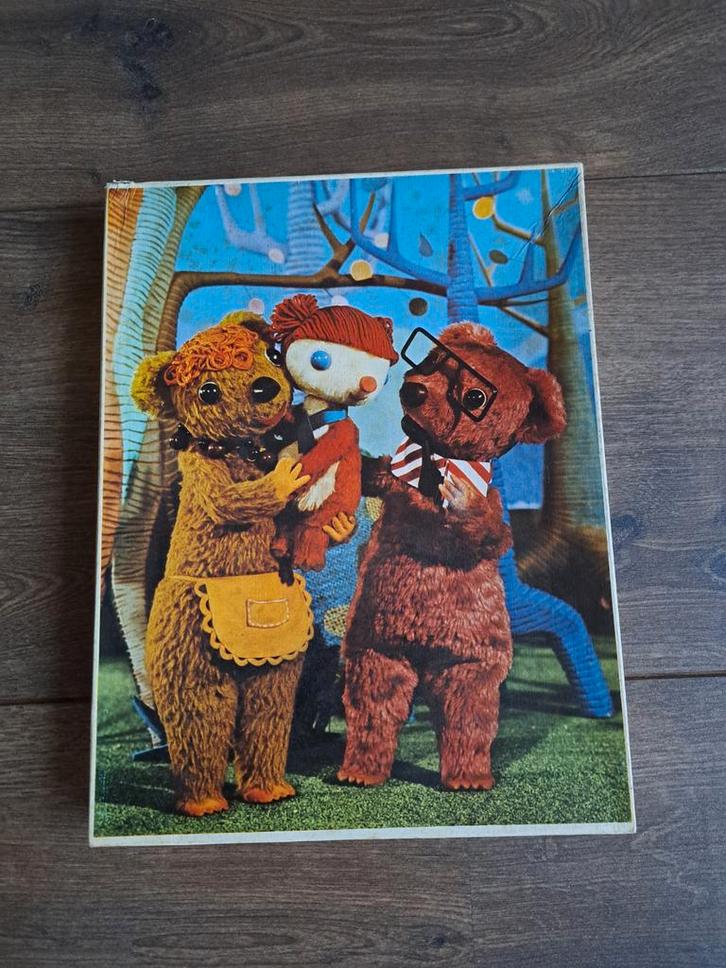 Vintage legpuzzel Beertje Colargol Jig Saw 63 stukjes 1972, Kinderen en Baby's, Speelgoed | Kinderpuzzels, Meer dan 50 stukjes