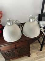 Glazen hanglampen gebruikt, Huis en Inrichting, Lampen | Hanglampen, Ophalen, Gebruikt, Glas