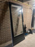 Buitendeur 93 x 211 met glas, Doe-het-zelf en Verbouw, Deuren en Horren, Ophalen, Gebruikt, 80 tot 100 cm, Buitendeur