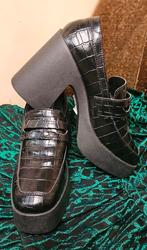 Asos Design Platform Crocodile loafers gothic punk, Ophalen of Verzenden, Zo goed als nieuw, Asos, Instappers