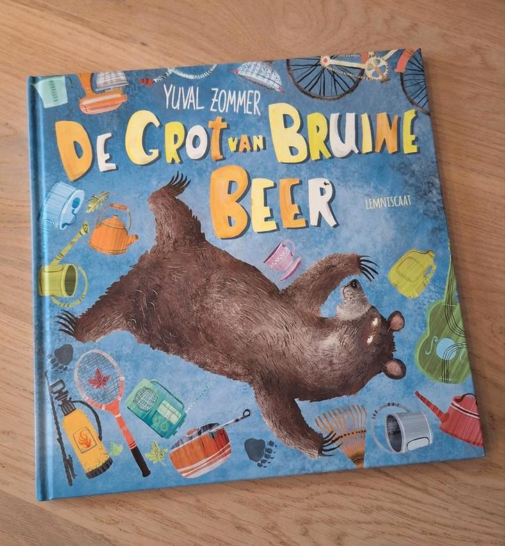 Yuval Zommer - De grot van Bruine Beer, Boeken, Prentenboeken en Plaatjesalbums, Zo goed als nieuw, Ophalen of Verzenden