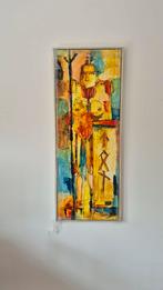 Ton Verstraten,"Schildmaagd 2", 105,5x41,5cm, gemengde techn, Ophalen