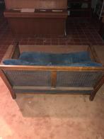 Nostalgisch Tweezits bankje, Huis en Inrichting, Ophalen, Hout, 75 tot 100 cm, Nostalgisch
