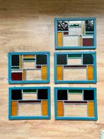 Glas in lood raampjes, Antiek en Kunst, Ophalen of Verzenden