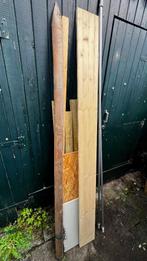 Houten Planken + Paal - Tegen kleine vergoeding op te halen, Ophalen, Gebruikt, Minder dan 180 cm, Palen