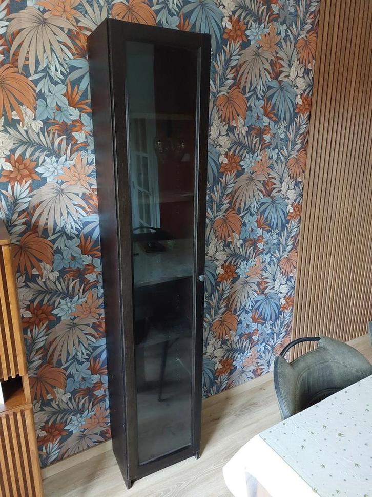 Billy vitrinekast, Huis en Inrichting, Kasten | Vitrinekasten, Gebruikt, 200 cm of meer, Minder dan 50 cm, 25 tot 50 cm, Met deur(en)
