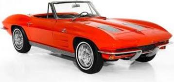 Chevrolet Corvette Sting Ray 1963 Rood Model 1/18 Norev beschikbaar voor biedingen