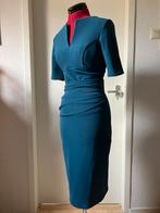 Catwalk diva jurk ptrol maat S valt klein, Ophalen, Overige typen, Blauw, Zo goed als nieuw