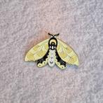 Kledingspeld - Pin - Brooch - Enamel Pin - Flower Moth, Nieuw, Verzenden
