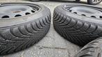 Winterbanden met velg 16inch 205/55 steek 5x108 pe- Gebruikt, Auto-onderdelen, Banden en Velgen, Ophalen, Gebruikt, 16 inch, Banden en Velgen