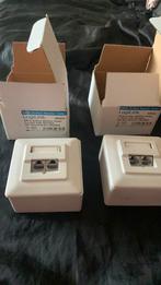 Nieuw in doos. Logilink 2x cat5e opbouw, Ophalen of Verzenden, Nieuw
