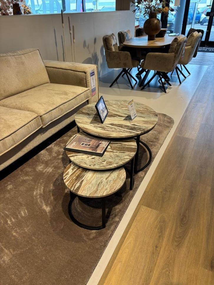 Salontafelset Asterix, Huis en Inrichting, Tafels | Salontafels, Zo goed als nieuw, Minder dan 50 cm, 50 tot 100 cm, 50 tot 100 cm