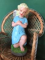 Engel beeld groot cherubijn antiek oud brocant angel 24 cm, Verzamelen, Beelden en Beeldjes, Ophalen of Verzenden