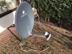 Satelliet schotel met dubbele kop, Ophalen of Verzenden, Gebruikt, (Schotel)antenne, Overige merken