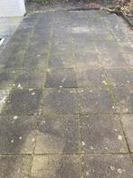 Gratis 28m2 betontegels terras (50x50 cm), Tuin en Terras, Ophalen, Gebruikt, 10 m² of meer, Beton