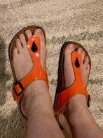 Birkenstock maat 36, Oranje, Zo goed als nieuw, Birkenstock, Sandalen of Muiltjes