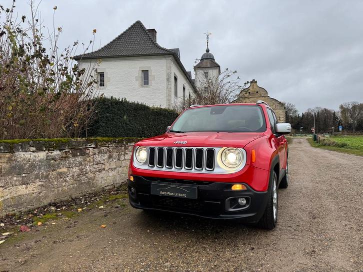 Jeep Renegade Limited 1.4 Turbo Automaat 78.500 km Garantie, Auto's, Jeep, Bedrijf, Renegade, ABS, Achteruitrijcamera, Airbags