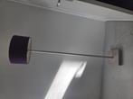 vloerlamp rvs met een slanke look en een stenen voet, Huis en Inrichting, Lampen | Vloerlampen, Ophalen, Gebruikt