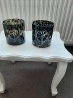 Te koop 2 windlichten, Huis en Inrichting, Woonaccessoires | Kandelaars en Kaarsen, Ophalen of Verzenden, Zo goed als nieuw