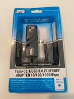 USB A 3.0 Ethernet Adapter - nieuw in verpakking, Ophalen of Verzenden, Nieuw, Extern