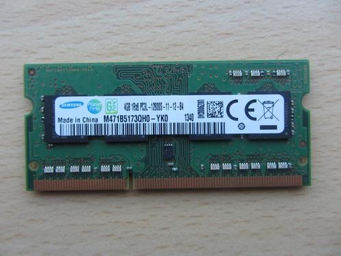 Samsung 4GB PC3-12800 DDR3-1600MHz non-ECC Unbuffered CL11, Computers en Software, RAM geheugen, Zo goed als nieuw, Laptop, 4 GB