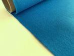 Gabriel Soul 66157; fel blauw; extra brede bekledingsstof, Hobby en Vrije tijd, Stoffen en Lappen, Wol, Blauw, 120 cm of meer