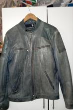 Goosecraft Leren Jas - Maat S - Blauw, Kleding | Heren, Blauw, Goosecraft, Ophalen of Verzenden, Zo goed als nieuw