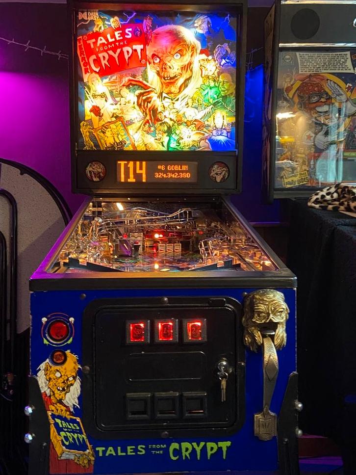 Tales from the Crypt pinball, Verzamelen, Automaten | Flipperkasten, Gebruikt, Dot-matrix, Flipperkast, Data East, Ophalen