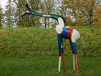 Giraffe ''Balou'' XL - 165 x 150 cm - Handgemaakt Kunstwerk, Ophalen of Verzenden