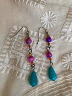 Boho OORBELLEN zgan handgemaakt anna zélie jewellery, Ophalen of Verzenden, Zo goed als nieuw, Overige kleuren, Overige materialen