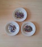 3 MERK PETIT FOURS SCHAALTJES, THEETIPS Ø 9,5, Keramiek, Overige typen, Nieuw, Ophalen of Verzenden