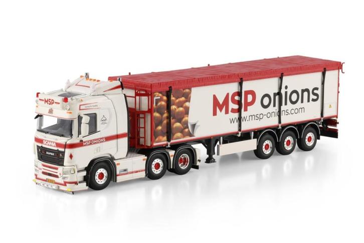 WSI  Scania  R  Normal  van  M.S.P.  Onions., Hobby en Vrije tijd, Modelauto's | 1:50, Nieuw, Bus of Vrachtwagen, Wsi, Ophalen of Verzenden