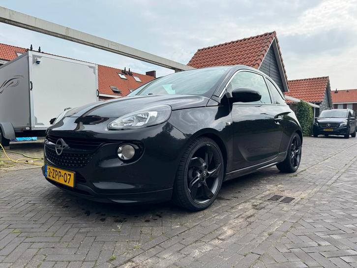 Opel ADAM 1.0 Turbo 66KW Start&stop 3D 2015 Zwart, Auto's, Opel, Particulier, ADAM, Benzine, B, Hatchback, Handgeschakeld, Origineel Nederlands