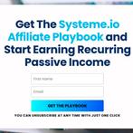Systeme.io Affiliate Playbook - Verdien Passief Inkomen!, Ophalen, Nieuw