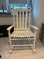 Witte Schommelstoel - Klassiek & Comfortabel, Huis en Inrichting, Ophalen, Gebruikt, 75 tot 100 cm, 50 tot 75 cm