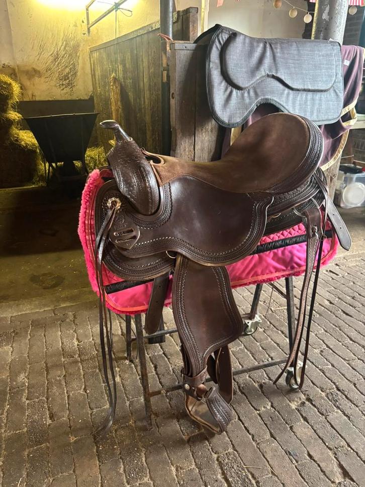 Edix django, Dieren en Toebehoren, Paarden en Pony's | Zadels, Gebruikt, Western, Ophalen of Verzenden