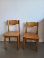 Vintage Schilte houten schoolstoeltje, Ophalen of Verzenden, Gebruikt, Stoel(en)