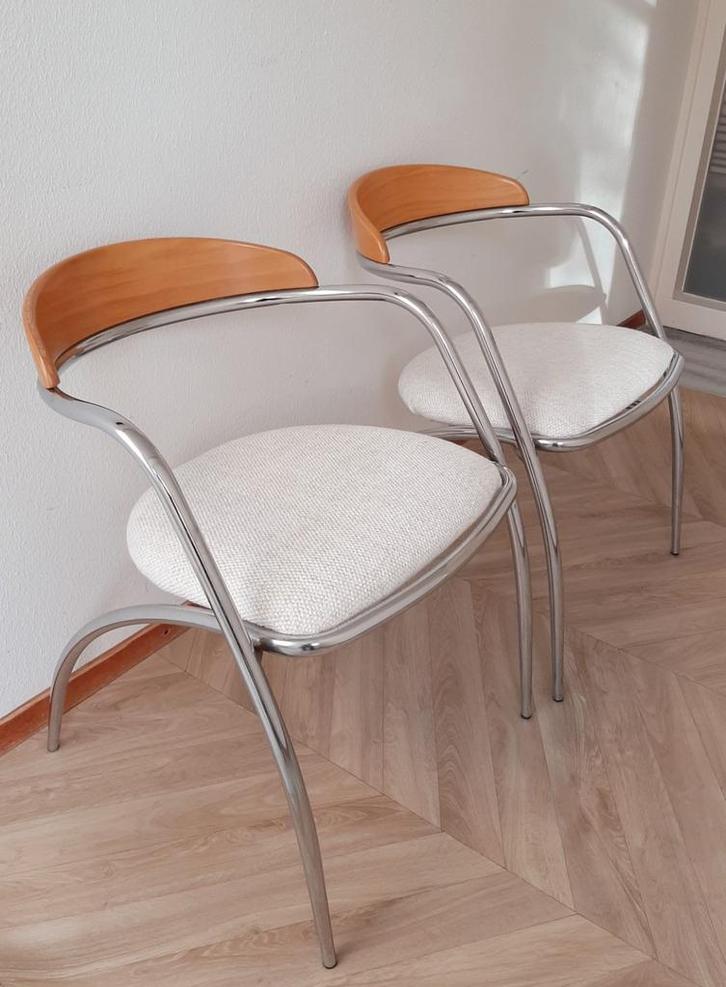 Effezeta Design Stoelen uit de Jaren 80, Huis en Inrichting, Stoelen, Gebruikt, Twee, Ophalen