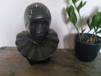 Vintage Pierrot / Harlekijn Buste – Zwart, Antiek en Kunst, Kunst | Beelden en Houtsnijwerken, Ophalen of Verzenden