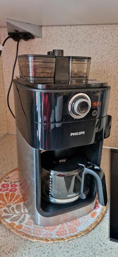 philips grind en brew HD7766, Witgoed en Apparatuur, Koffiezetapparaten, Gebruikt, Koffiemachine, Ophalen