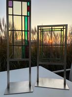 Decoratief glas in lood, Antiek en Kunst, Ophalen