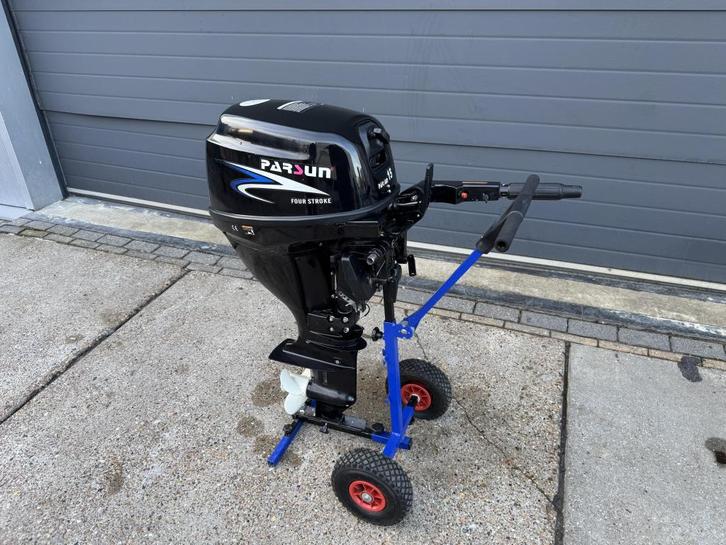 PARSUN 15PK 4-Takt Kortstaart Knuppel Buitenboordmotor, Watersport en Boten, Buiten- en Binnenboordmotoren, Gebruikt, Benzine