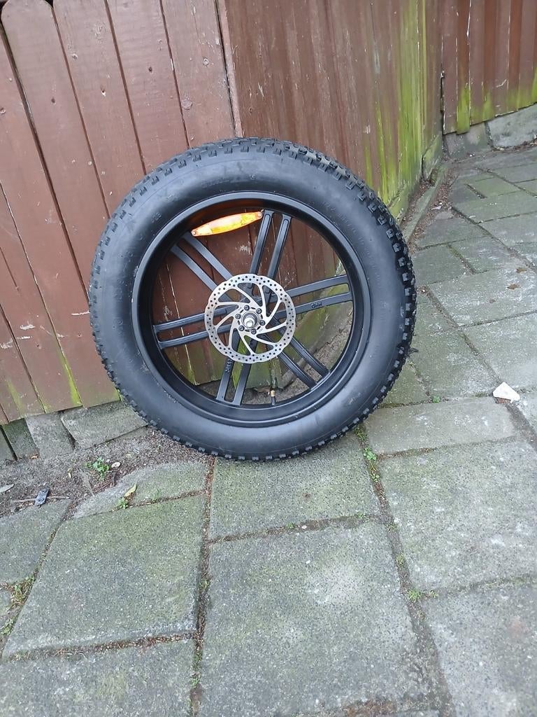Fatbike wiel met band en schijfrem, CHAOYANG, Zo goed als nieuw, Ophalen, Wiel