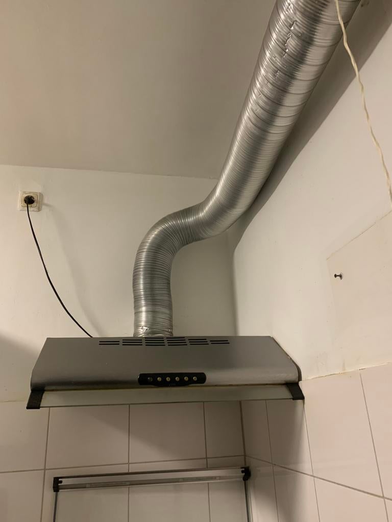 Etna AO660RVS Onderbouw Afzuigkap - Zilver, Witgoed en Apparatuur, Afzuigkappen, Ophalen, Zo goed als nieuw, 200 tot 400 m³ per uur