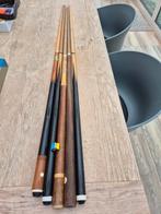 5 Biljartkeuen - Diverse modellen, Sport en Fitness, Biljarten en Poolen, Ophalen of Verzenden, Gebruikt, Keu of Ballen