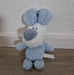 Knuffel woezel en pip hond hondje blauw plush pluche knuffie, Ophalen of Verzenden, Zo goed als nieuw, Hond